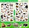 1032PCS Jungle Animal Stickers for Kids – 24 Sheets Safari Zoo Animal Stickers for Scrapbooking, Water Bottles, Laptops, Envelopes & Party Decorations